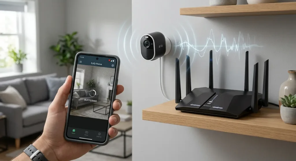 smart cameras buffer Wi‑Fi 6E