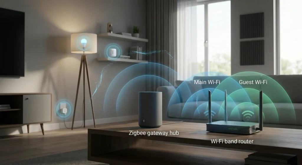 guest Wi-Fi disrupt Zigbee gateway connectivity